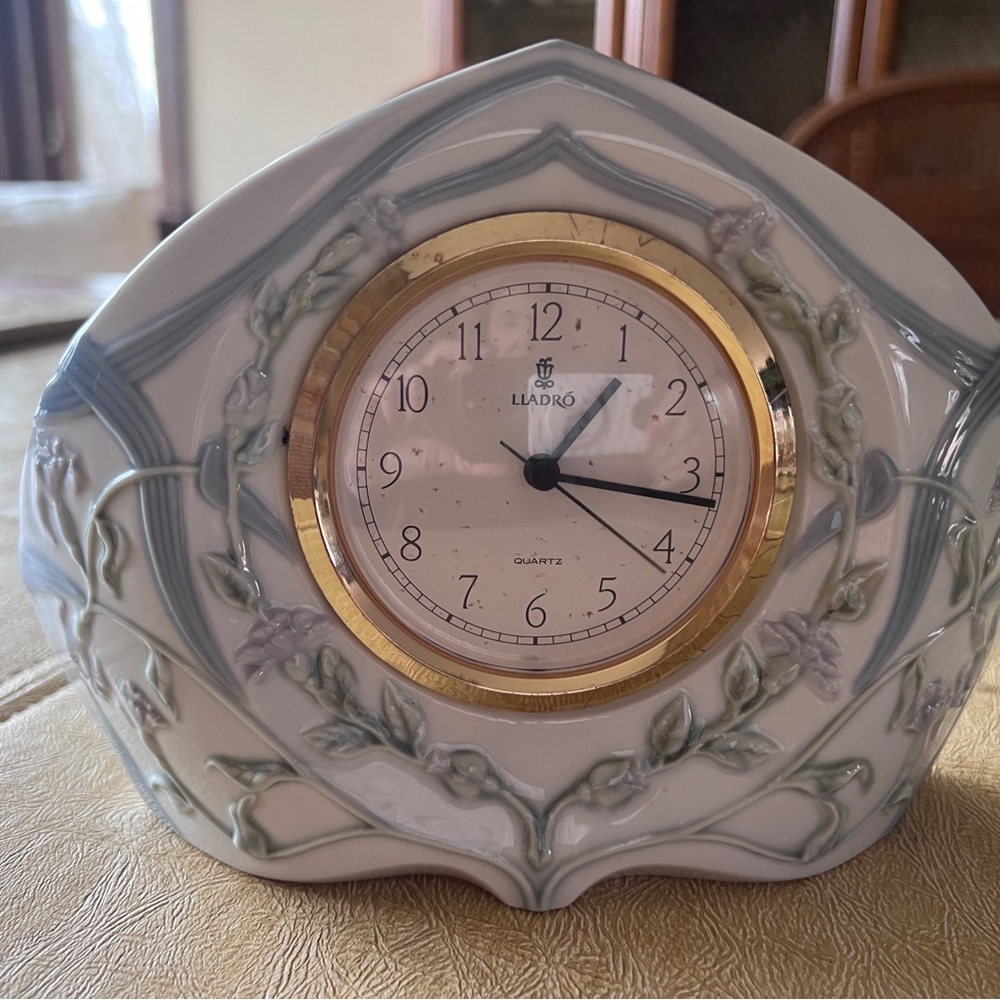 Lladro Mantle Clock